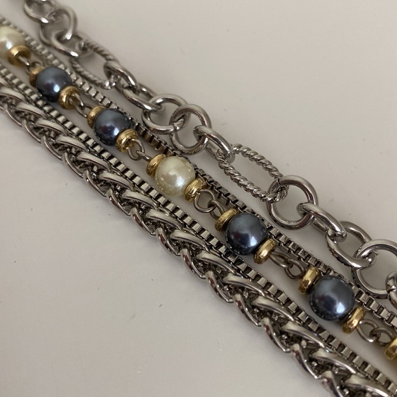 Premier Designs Megan Necklace Multi Strands Toggle Clasp Gorgeous NEW with Tag - Picture 5 of 6